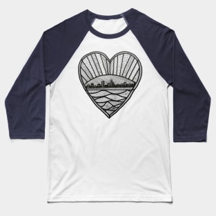 City in your heart Baseball T-Shirt